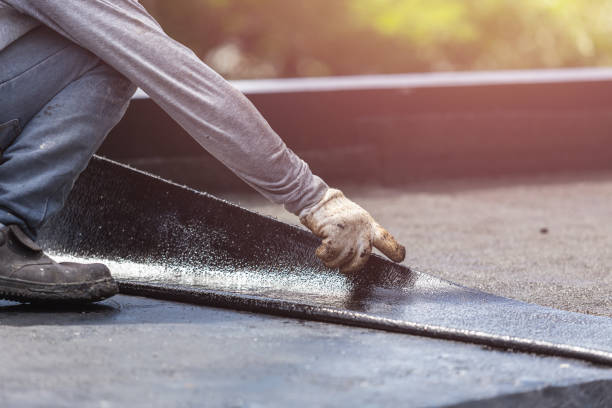Professional Exterior Waterproofing technician working in Orland, IN